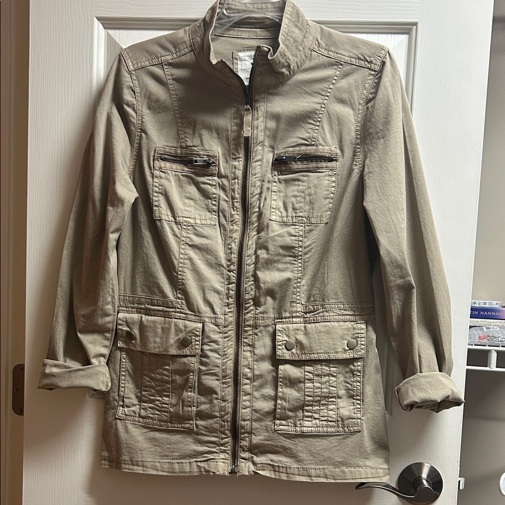 Women's Tan Utility Jacket